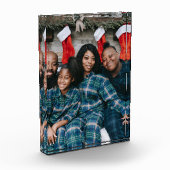 カスタムクリスマス・ファミリー・ホリデー写真 フォトブロック (左)