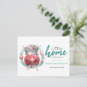 カスタムクリスマス・ホリデー引越し告知 シーズンポストカード (スタンド正面)