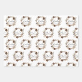 カスタムクリスマス ラッピングペーパーシート (正面3)