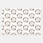 カスタムクリスマス ラッピングペーパーシート (正面)