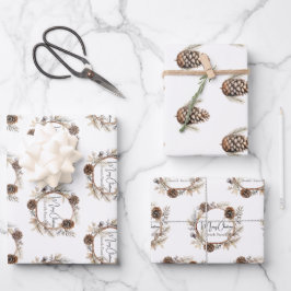 カスタムクリスマス ラッピングペーパーシート