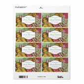 カスタムクリスマス・ラベル ラベル (フルシート)