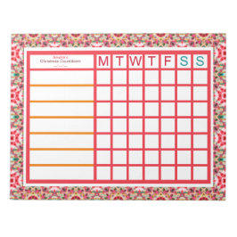 カスタムクリスマスADHD女性の生産性プランナー ノートパッド