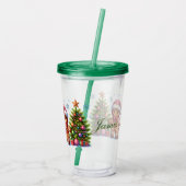 カスタムクリスマスCookie アクリルタンブラー (裏面)