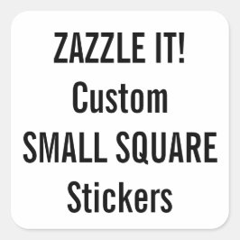 カスタムクリスマスSQUAREステッカー空白のテンプレート スクエアシール