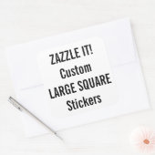 カスタムクリスマスSQUAREステッカー空白のテンプレート スクエアシール (封筒)