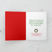 カスタムクリパーソナライズされたスマスカード(ロゴ付き) シーズンカード (内部)