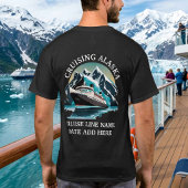 カスタムクルーズアラスカ船の乗船 Tシャツ