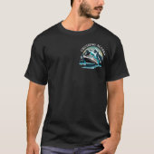 カスタムクルーズアラスカ船の乗船 Tシャツ (正面)