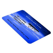 カスタムクルーズキャビンのドアマーカー |青海船 マグネット (右側)