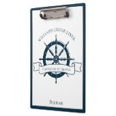 カスタムクルーズシップ航海のホイールボートバケーション クリップボード (左)