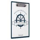 カスタムクルーズシップ航海のホイールボートバケーション クリップボード (右)