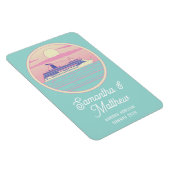 カスタムクルーズドアの署名モダンレトロ名 マグネット (右側)