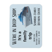 カスタムクルーズドアフパーソナライズされたァミリ深い マグネット (縦)