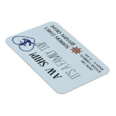 カスタムクルーズドパーソナライズされたアファミリーAw Ship! マグネット (右側)