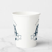 カスタムクルーズ船ヴィンテージ航海のホイール 紙コップ (右)