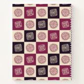 カスタムクロチェットグラニースクエアパターン ノートブック (裏面)