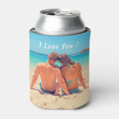 カスタムクーラーボックスあなたの愛デザインと文字 缶クーラー (缶正面)