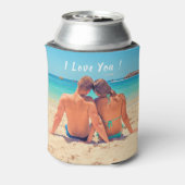 カスタムクーラーボックスあなたの愛デザインと文字 缶クーラー (缶裏面)