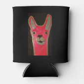 カスタムクーラーボックスウィズハッピーラマ 缶クーラー (正面)