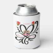 カスタムクーラーボックス、結婚式の引き出物、アニバーサリーギフト 缶クーラー (缶正面)