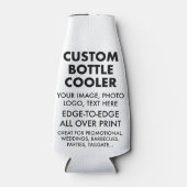 カスタムクールパーソナライズされた袖空白の ボトルクーラー (正面)