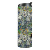 カスタムクールファンキーレトロFractal Marble Pattern タンブラー (回転左)