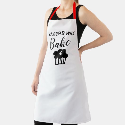 カスタムクールベーカーが焼おもしろいく焼いた エプロン (インサイチュ)