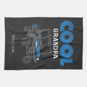 カスタムクール誇りを持った家族 キッチンタオル (横)