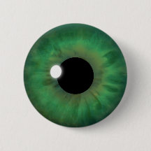 カスタムクールGreen Eye Iris Eyeball Roundボタン