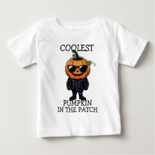 カスタムクールPumpkin Tee, Cute Halloween toddler ベビーTシャツ