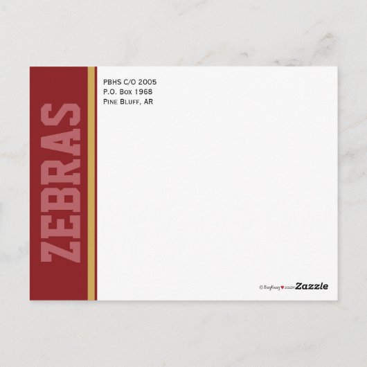 カスタムク救ラスの懇親会 – 最新の発表 ポストカード (裏面)