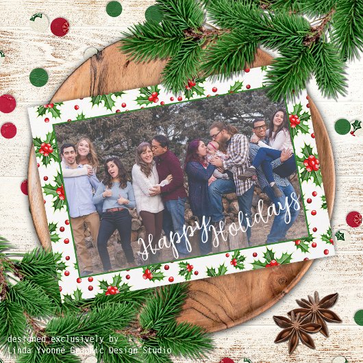 カスタムグクラシックリーホリーレッドベリー シーズンカード