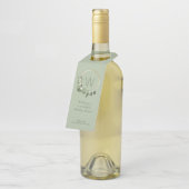 カスタムグモダンリーンモノグラムリース ボトルネックタグ (アングル)