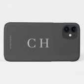 カスタムグモダンレー Case-Mate iPhoneケース (裏面(横))