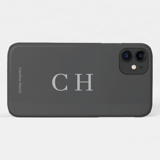 カスタムグモダンレー Case-Mate iPhoneケース (裏面(横))