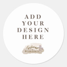 カスタムグラフィッククラシックラウンドステッカー