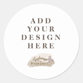 カスタムグラフィッククラシックラウンドステッカー ラウンドシール