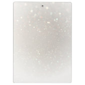 カスタムグラマモダンーモノグラムのエレガント クリップボード (裏面)