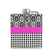 カスタムグラムブラックとホワイト フラスク (裏面)