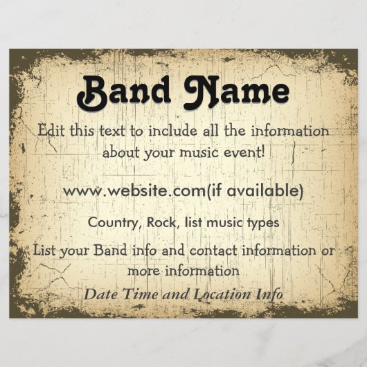 カスタムグランジ帯 チラシ (正面)