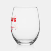 カスタムグランパズクリスマスシッピカップ ステムなしワイングラス (左)