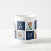 カスタムグランプス祖父フォトコラージュ コーヒーマグカップ (中央)