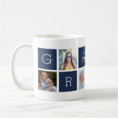 カスタムグランプス祖父フォトコラージュ コーヒーマグカップ (左)