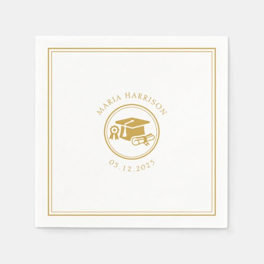 カスタムグラードパーティー紙ナプキン スタンダードカクテルナプキン (正面)