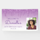 カスタムグリッタードリップ30歳 横断幕 (横)