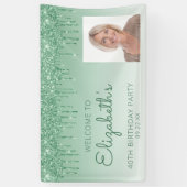 カスタムグリッタードリップ40thバースデーバン 横断幕 (縦)