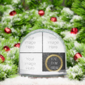 カスタムグリッド – 4枚または5枚の写真 (クリスマス)