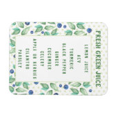 カスタムグリーンジュース磁石 マグネット (横)