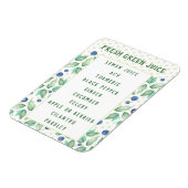 カスタムグリーンジュース磁石 マグネット (左側)